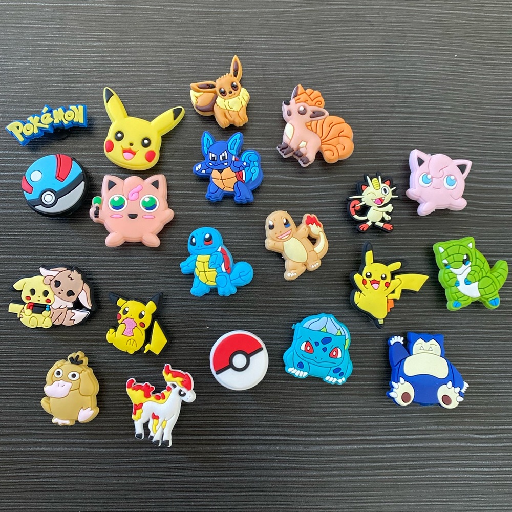 Brand New Pokémon Crocs/Shoe Charms! Catch ‘Em All or Singles!